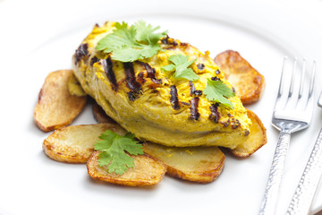 chicken meat inyoghurt marinadee