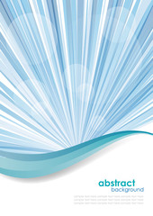 Vector blue summer background