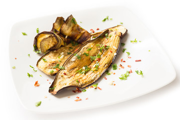 Melanzane grigliate, grilled eggplant