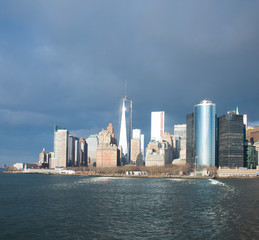 Obraz premium Panorama of downtown Manhattan