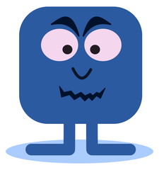 microbe bacteria or viruses in blue