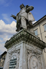 Fototapeta na wymiar Mazzoni monument in Prato, Italy