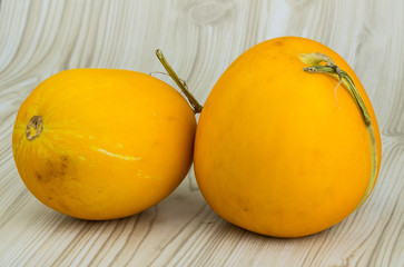 Small yellow melon