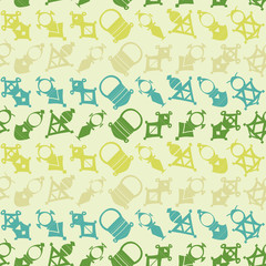 Seamless background with touareg cross