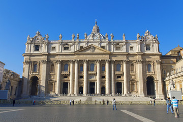Fototapeta na wymiar St. Peter's Square, Vatican City. Rome