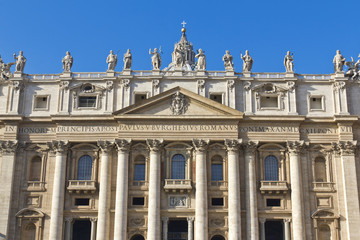 Fototapeta na wymiar St. Peter's Square, Vatican City. Rome