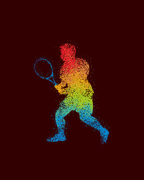 Tennis Art 7 Dark