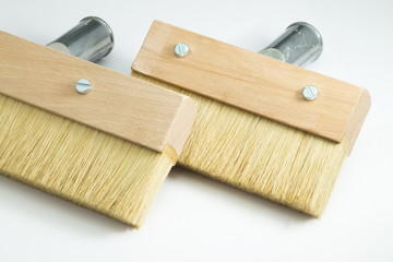 Brush for wood, the isolated image