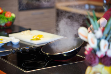 preparing food