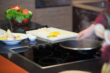 preparing food