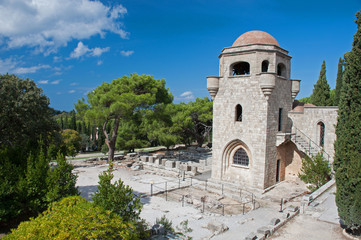 Fototapeta na wymiar Church at Ialyssos