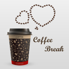 Coffee mug with a message