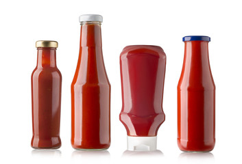 Bottles of Ketchup