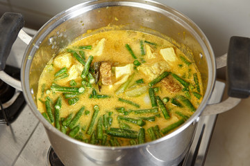 Lodeh or vegetables in coconut milk soup