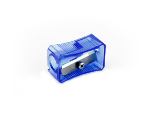 Blue pencil sharpener