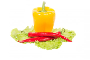 pirate flag of vegetables, hot mix