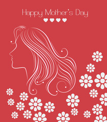 Mother day design, vector illustration.