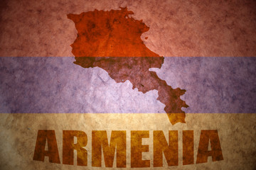 Vintage armenia map