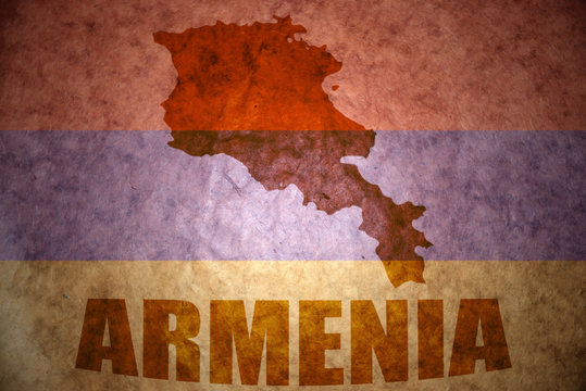 Vintage armenia map