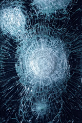 cracked glass