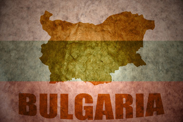 Vintage bulgaria map