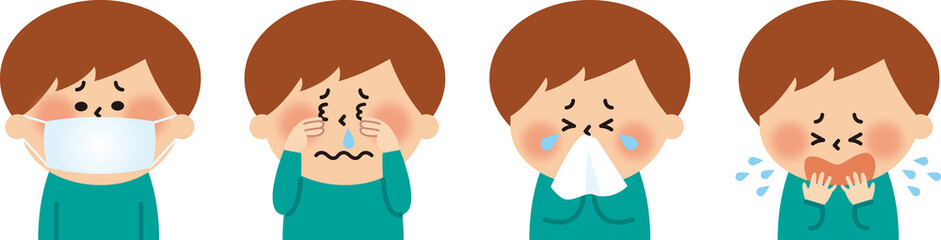 花粉症　男の子
