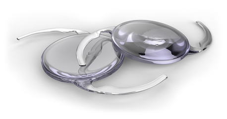 Intraocular lens implant - obrazy, fototapety, plakaty