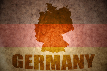 Vintage germany map