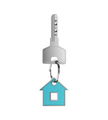 key with blue trinket