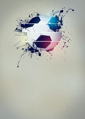 Fototapeta na wymiar Soccer or football background