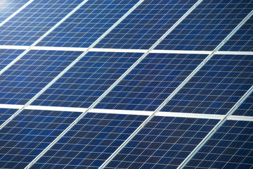 Photovoltaic panel for solar power generation texture or pattern