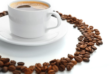 Cup of coffee close-up