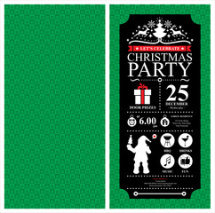 Christmas Party Invitation Card