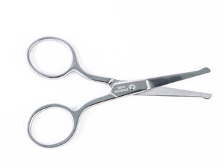 stainless steel scissor isolated