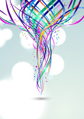 Abstract Lines Vector Background