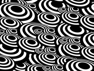 BACKGROUND CIRCULAR SIMPLE BLACK AND WHITE