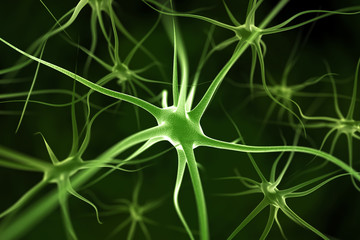 Neurons abstract background