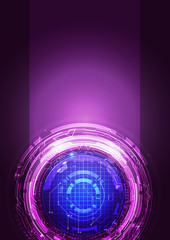 Abstract Technology Background