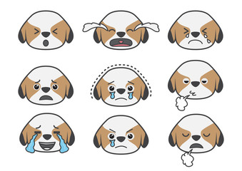 Obraz premium Tsi zhu cartoon emotion04
