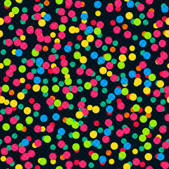 colored points seamless pattern