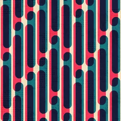 Behang retro stripes seamless pattern © gudinny