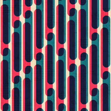 retro stripes seamless pattern
