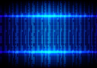 abstract blue light effect and  line vertical technology  backgr