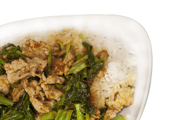 Stir-fried vegetables