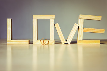 Love abstract background