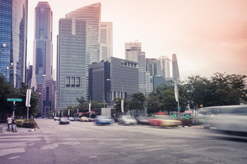Fototapeta na wymiar Cityscape of Singapore
