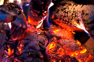 Wood and fire