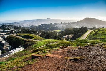 Foto op Plexiglas Twin Peaks, San Francisco, California, USA © srongkrod