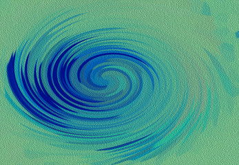 Colorful Twist curve wave Abstract art