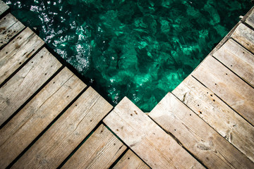 Steg am Meer